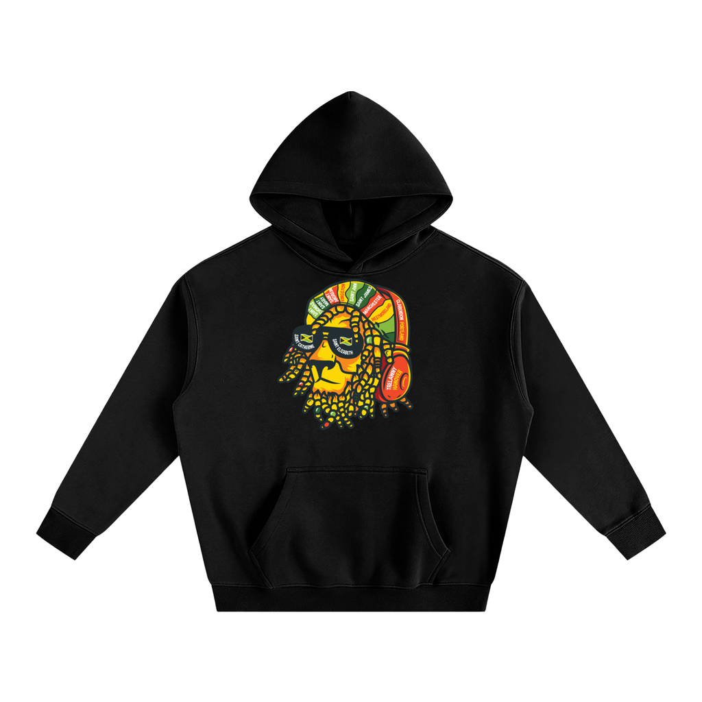 Jamaican Lion Parish Map Hoodie